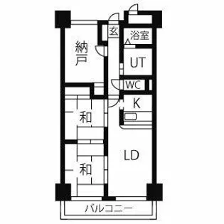 フレンドビル21【11階】の間取り
