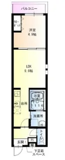 兵庫県尼崎市東園田町6丁目【アパート】の間取り