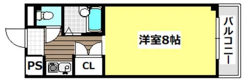 パークハイツ中倉【1階】の間取り