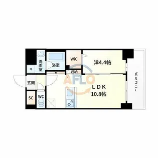 スプランディッド新大阪Ⅷ【3階】の間取り