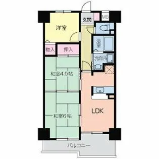 アーバンパーク関目【7階】の間取り