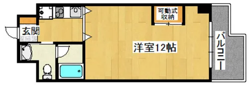 ホワイトレジデンス【5階】の間取り