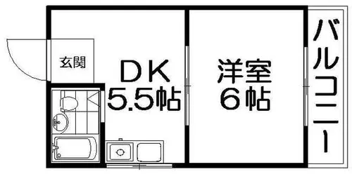 曙マンション【3階】の間取り