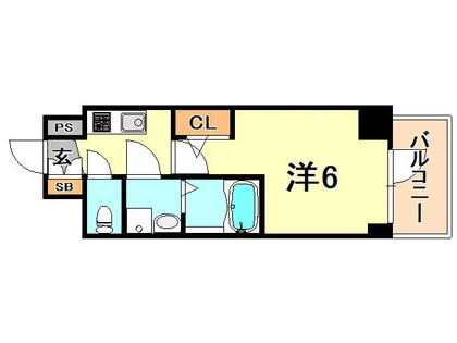 エスリード神戸グランドール【12階】の間取り