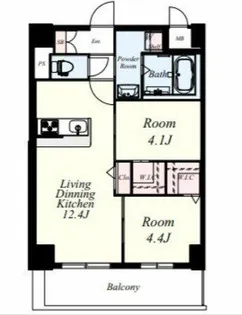 Mys Casetta Kurume【9階】の間取り