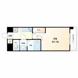 Luxe新大阪I【8階】の間取り