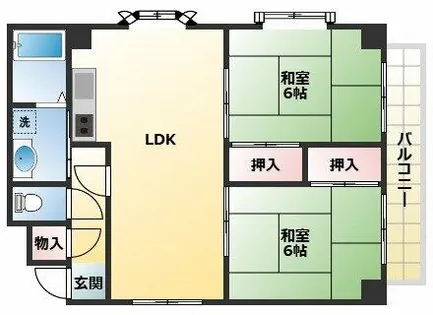 ファミール出戸【3階】の間取り