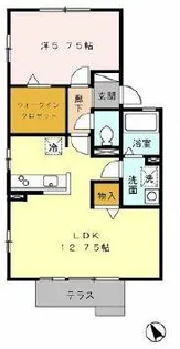 メイプルヒルズ【1階】の間取り