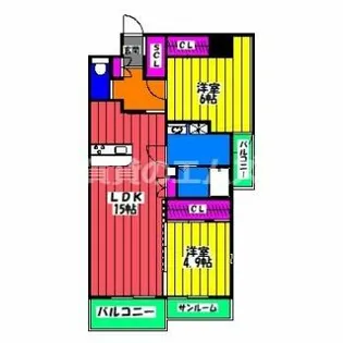 alivio76【404号室】の間取り