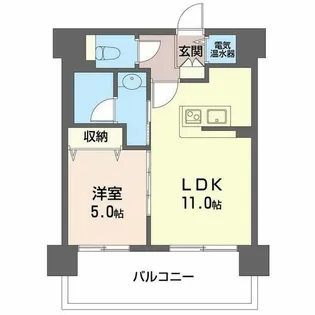 マストライフ知事公館【00402号室】の間取り