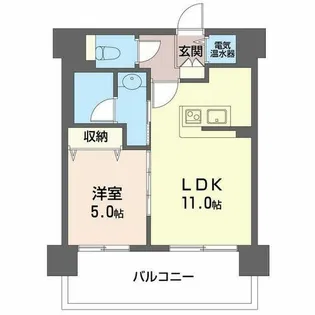 マストライフ知事公館【00402号室】の間取り