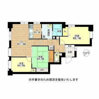 南郷シティハウスⅡ【6階】の間取り