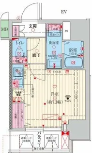 ファーストフィオーレ塚本ウェルビング【13階】の間取り