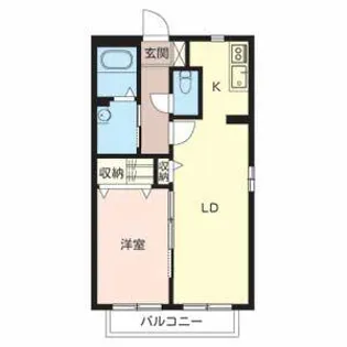 メゾン・ド・オリーヴII【0202号室】の間取り