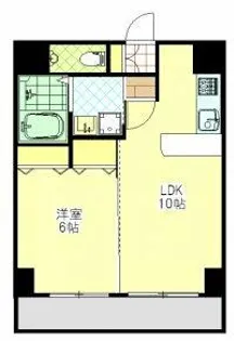 グレイス今里【2階】の間取り