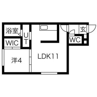 RAGUSA N5W17 B【3階】の間取り