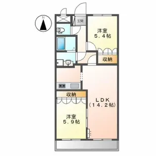 グランド シャリオ【2階】の間取り