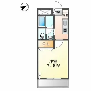 ラ・フォーレ滝【1階】の間取り