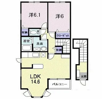 ルミエール【2階】の間取り