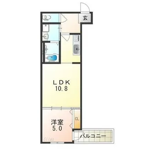 大阪府大阪市平野区平野上町2丁目【アパート】の間取り
