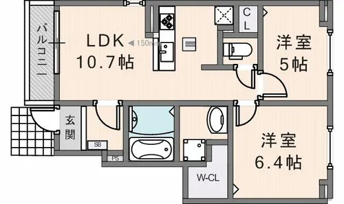 アゼリアⅠ【103号室】の間取り
