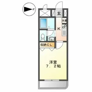 アーバンコート・まはたぎ【7階】の間取り