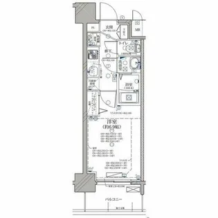 ディアレイシャス名古屋ステーション【4階】の間取り