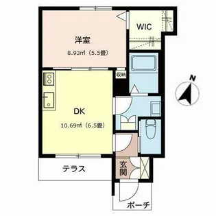 シャーメゾン かがや樹・M【0101号室】の間取り