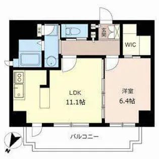 パラッツォロッサ【0701号室】の間取り