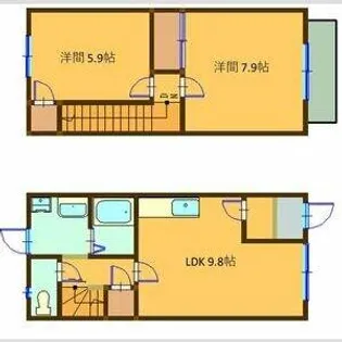 光の森Terrace A【1階】の間取り