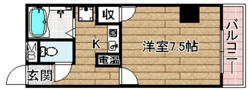 FJジェネラス8th【306号室】の間取り