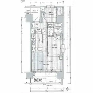 プレサンスグラン栄THE TOWER【1205号室】の間取り