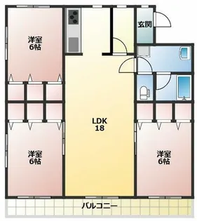 松崎パストラルコート【2階】の間取り