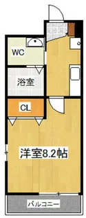 ワンモアハート円町【5階】の間取り