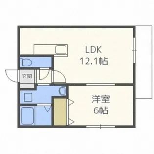 ル・シエルⅡ【2階】の間取り