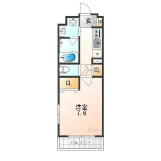 ベラジオ雅び北野白梅町駅前【3階】の間取り