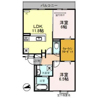 カーサ ルミノサ トレ【1階】の間取り