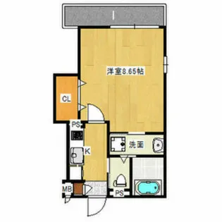 大阪府東大阪市花園本町1丁目【アパート】の間取り