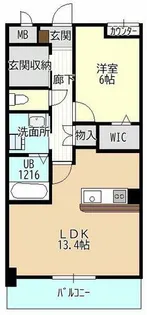 ラ・ブリエ小幡【00203号室】の間取り