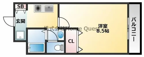 M’プラザ布施弐番館【5階】の間取り
