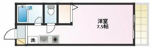 セトル朝霧【1階】の間取り