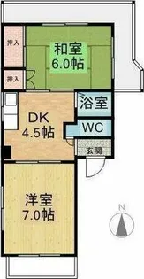 メゾンアイユー【3階】の間取り