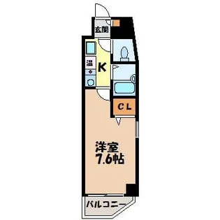 メゾンドMOE【6階】の間取り