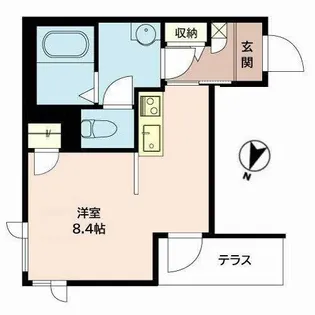 Vie privee【0101号室】の間取り