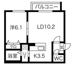 la bijou rose【2階】の間取り