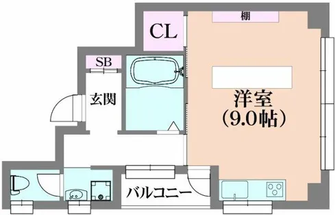 Authent神戸南【2階】の間取り
