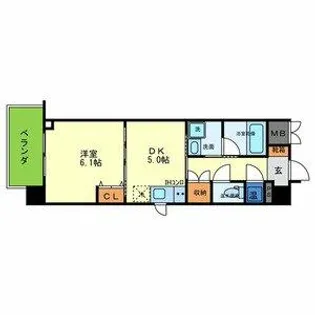 和宏一輝【4階】の間取り