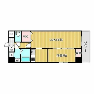 ファーシル東三国【3階】の間取り