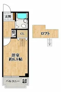 ふぁみーゆ河合【3階】の間取り