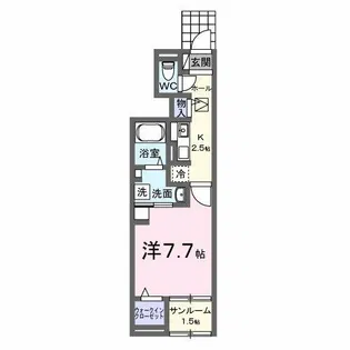 ヒカルサ豊橋東田町Ⅰ【1階】の間取り